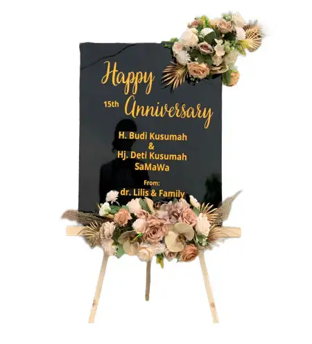 Papan Bunga Akrilik Mayong